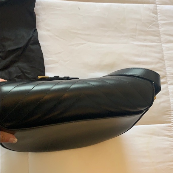 Quilted Y Satchel Shoulder Bag NEW with tags - Picture 6 of 8